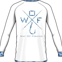 Tee Shirt Manches Longues Homme W.O.F. Croix - Blanc