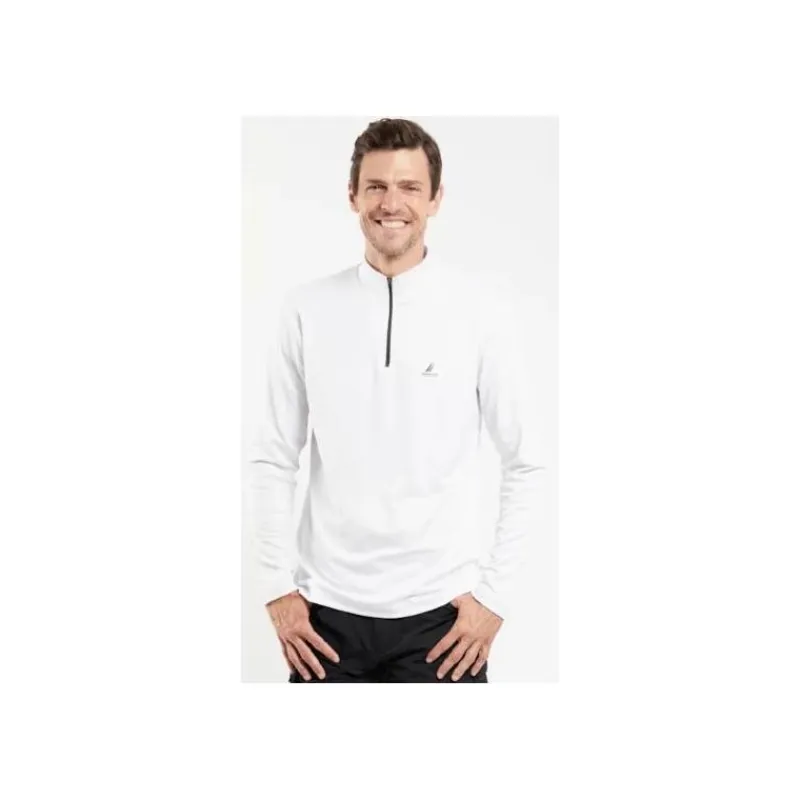 Bermudes Anti-Uv^Tee Shirt Manches Longues Homme Gwen - Blanc