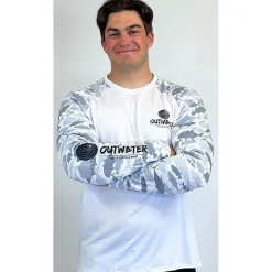 Outwater Anti-Uv^Tee Shirt Manches Longues Camp One - Blanc Camo