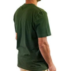 Sur vos traces Cadeaux & Décoration|Cadeaux & Décoration^Tee Shirt Pêche Personnalisable - Kaki