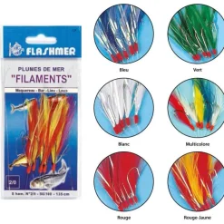 Flashmer Lignes Montées^Train De Plumes Mer Filament