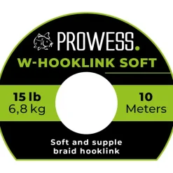 Prowess Fils - Tresses Carpe^Tresse A Bas De Ligne W-Hooklink Soft - 10M