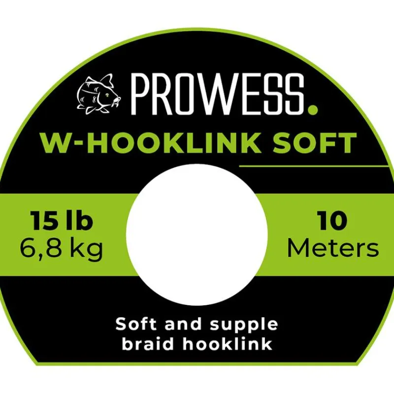 Prowess Fils - Tresses Carpe^Tresse A Bas De Ligne W-Hooklink Soft - 10M