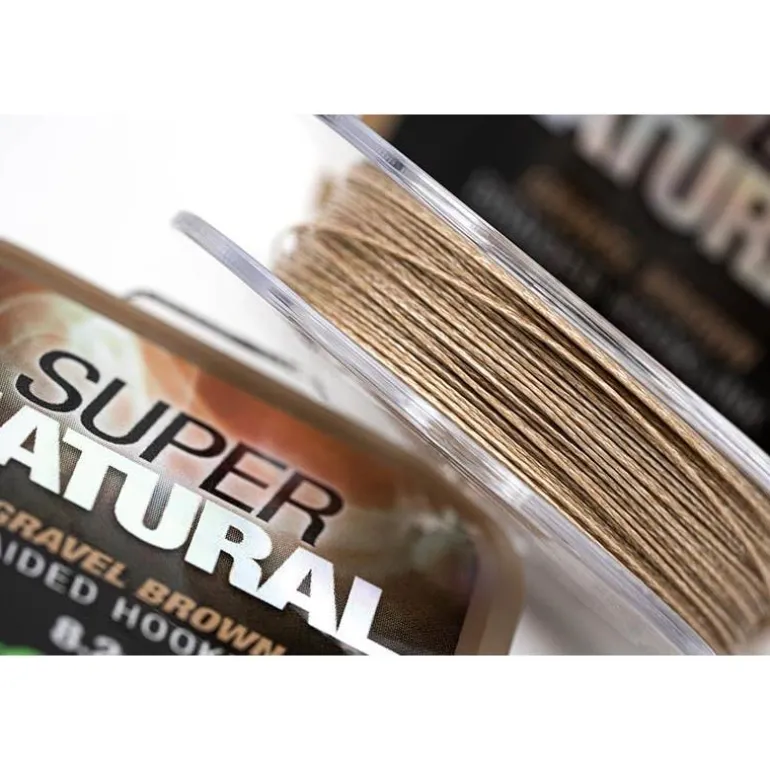 Tresse Bas De Ligne Korda Super Natural - Gravel Brown