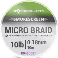 Korum Montages Carpe^Tresse À Bas De Ligne Smokescreen Micro Braid - 10M