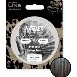 Tresse À Bas De Ligne Vagner Hook Leader Camo Multicolore - 25M