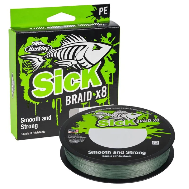 Berkley Fils - Tresses - Bdl Carnassier^Tresse Sick Braid Moss Green - 150M