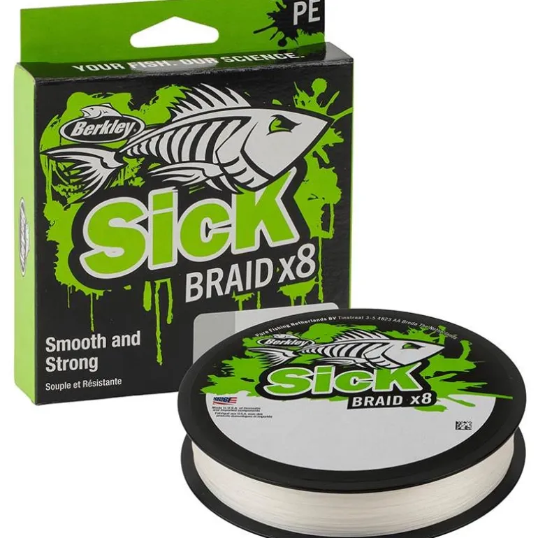 Tresse Berkley Sick Braid X8 - Blanc