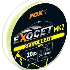 Tresse Carpe Fox Exocet Mk2 Marker Braids 300M - Jaune