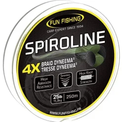 Tresse Carpe Fun Fishing Spiroline - 250M