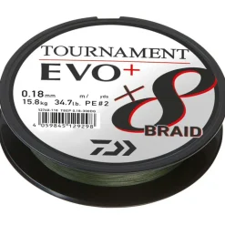 Tresse Daiwa Tournament 8 Braid Evo+ - Vert - 135M