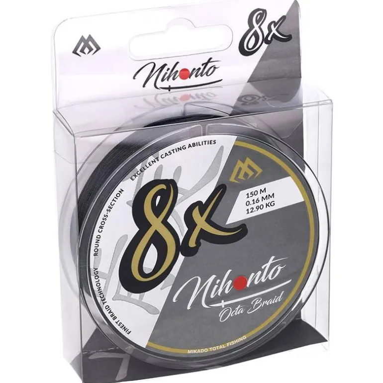 Tresse Mikado Nihonto Octa Braid - Black - 150M