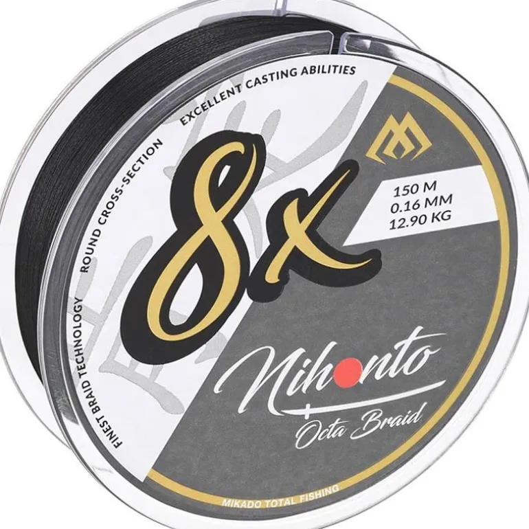 Tresse Mikado Nihonto Octa Braid - Black - 150M