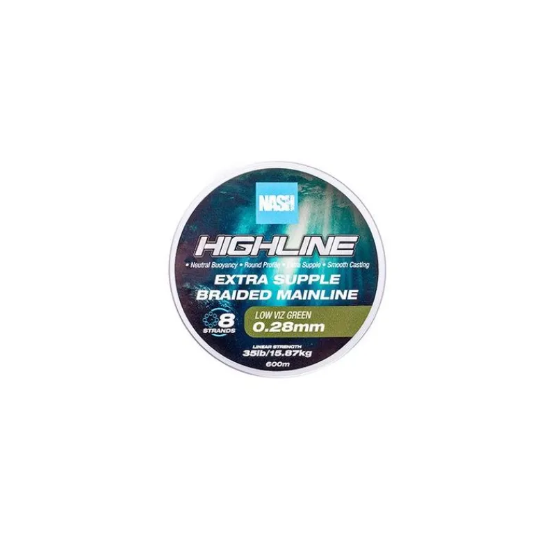 Nash Fils - Tresses Carpe^Tresse Highline Floating Braid Green - 600M