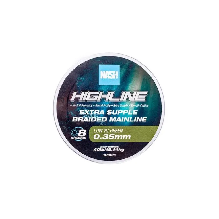 Tresse Nash Highline Floating Braid Green - 1200M
