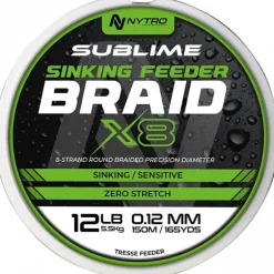 Tresse Nytro Sublime X8 Sinking Feeder Braid - 150M
