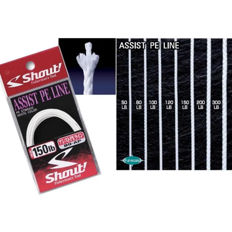 Shout Hameçons^Tresse Pour Assist Hook Assist Pe