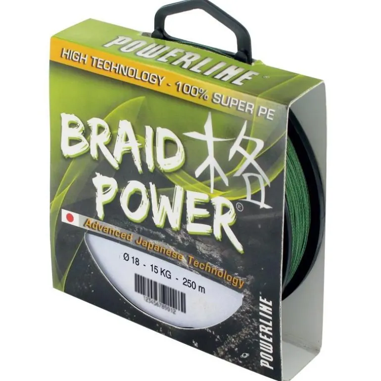 Tresse Powerline Braid Power - Vert - 250M