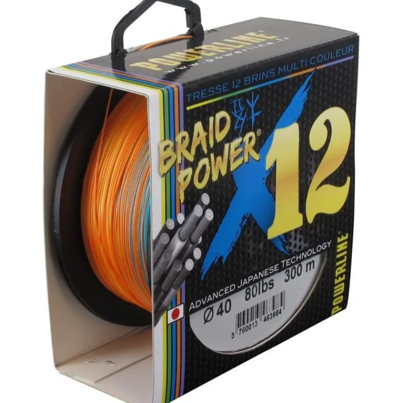 Powerline Fils - Tresses Silure^Tresse Braid Power X12 Multicolor