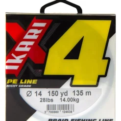 Powerline Fils - Tresses - Bdl Carnassier^Tresse Ikari X4 - Jaune - 135M