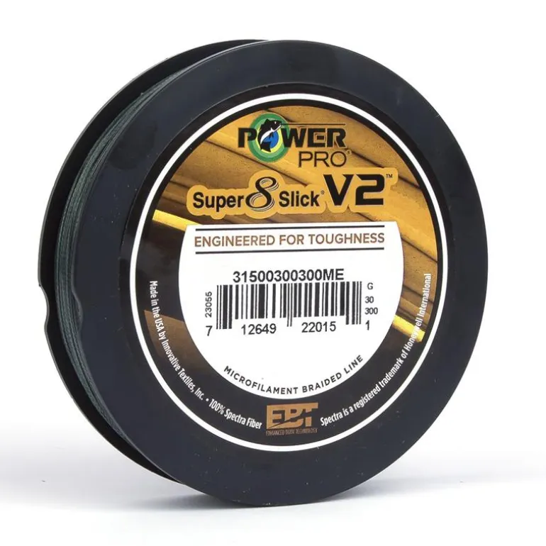 Tresse Power Pro Sup 8 Slick V2 - 275M - Moss Green