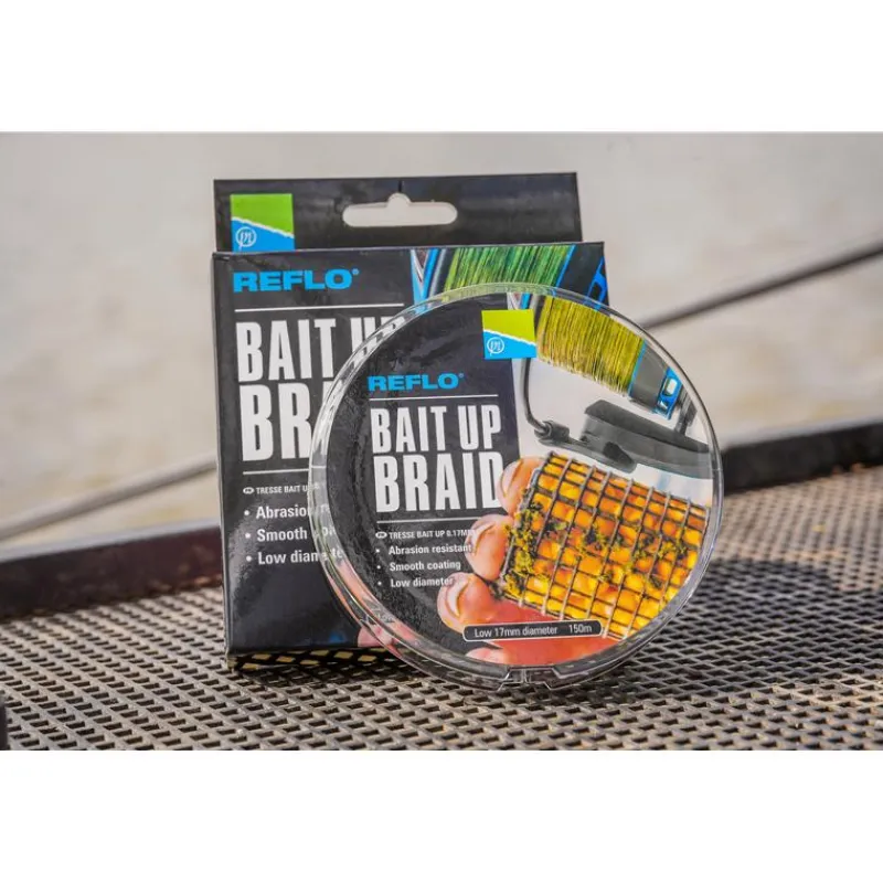 Preston Innovations Feeder|Fils - Tresses Coup & Anglaise^Tresse Reflo Bait Up Braid - 150M