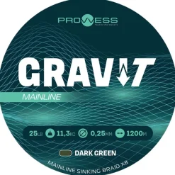 Tresse Prowess Gravi-T Mainline Braid X8 - 1200M