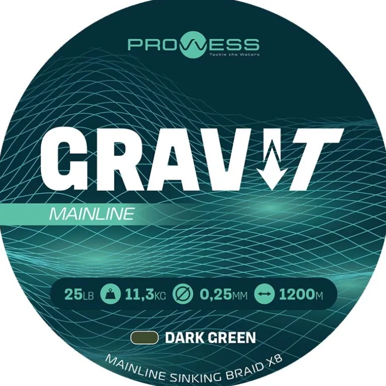 Tresse Prowess Gravi-T Mainline Braid X8 - 1200M