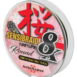 Sakura Fils - Tresses - Bdl Carnassier|Tresses - Fils - Bdl Mer^Tresse Sensibraid 8 Chartreuse - 150M