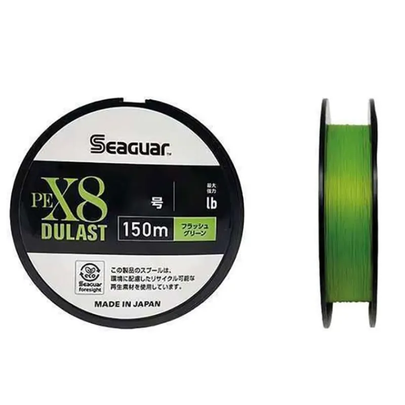 Seaguar Fils - Tresses - Bdl Carnassier|Tresses - Fils - Bdl Mer^Tresse Pe X8 Dulast Fluo Green - 150M