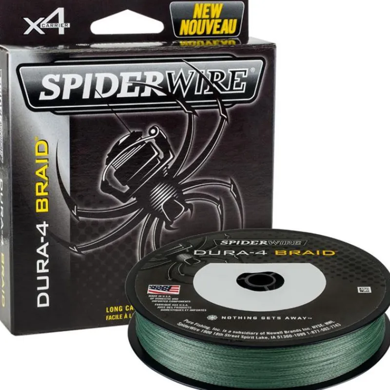 SpiderWire Fils - Tresses Silure|Fils - Tresses - Bdl Carnassier^Tresse Dura 4 Vert - 300M