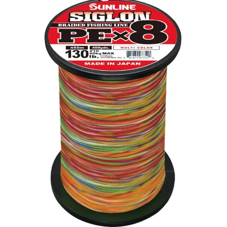Tresse Sunline Siglon Braid 8X Tuna Broume Multicolore
