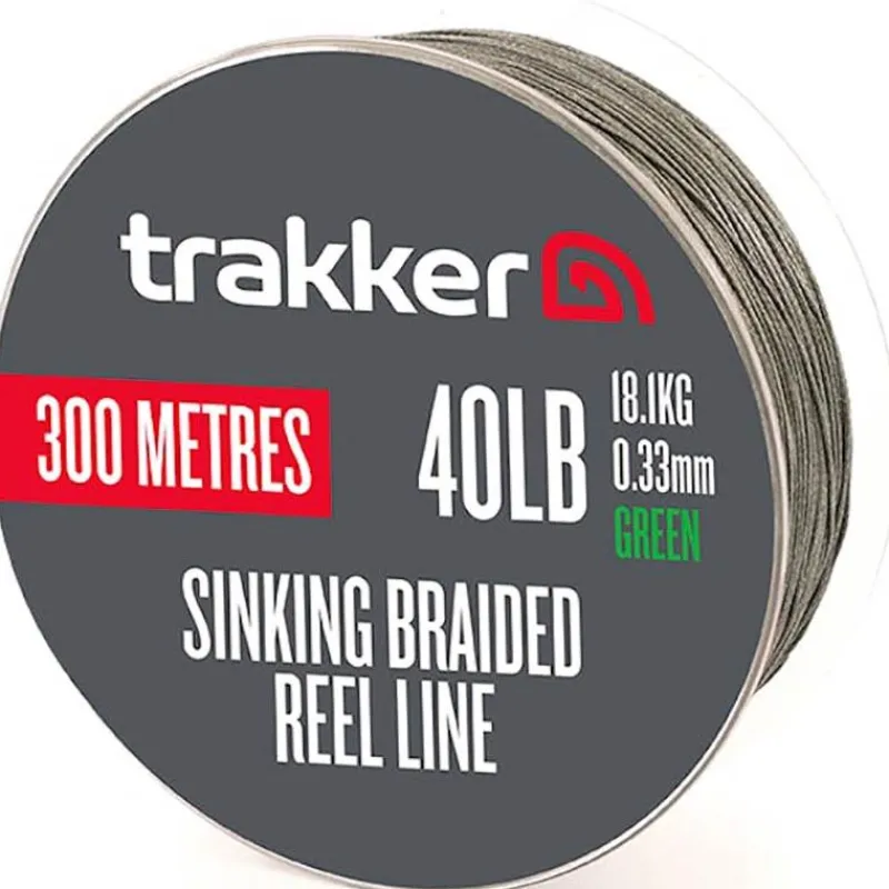 Trakker Fils - Tresses Carpe^Tresse Sinking Braid Reel Line - 300M