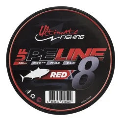 Ultimate Fishing Fils - Tresses Silure|Tresses - Fils - Bdl Mer^Tresse Uf Pe Line X8 Fighting 600 Red - 600M