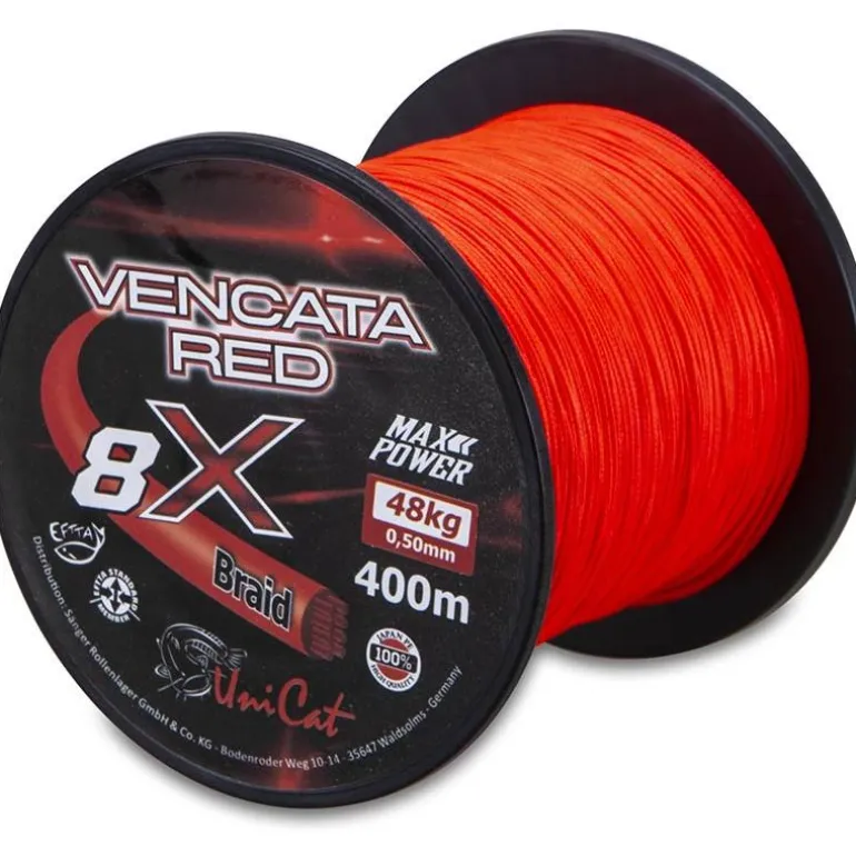Tresse Unicat Vencata Red 8X - 400M