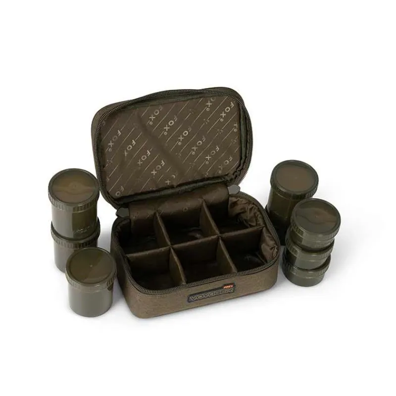 Fox Bagagerie Carpe^Trousse À Appâts Voyager Pot Hookbait Case