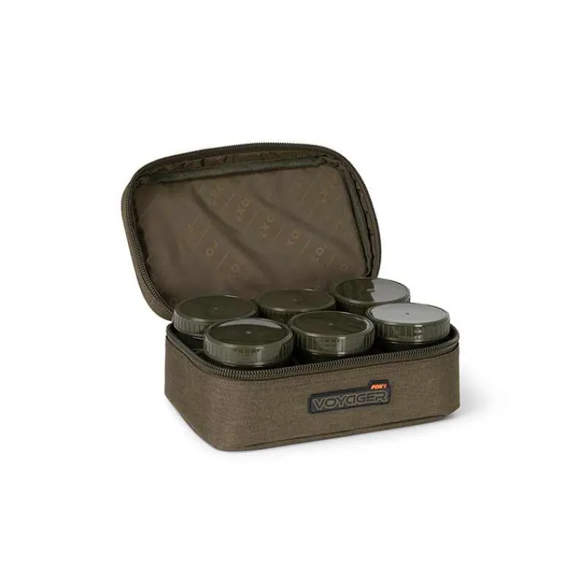 Fox Bagagerie Carpe^Trousse À Appâts Voyager Pot Hookbait Case