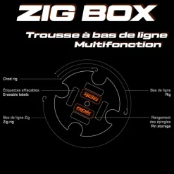 Trousse À Bas De Ligne Rok Fishing Multifonction Zig Box