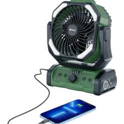 Holdcarp Bivouac^Ventilateur Portable Rechargeable Doublemotor Fan