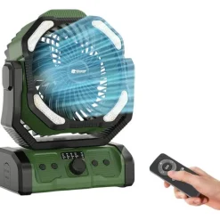 Holdcarp Bivouac^Ventilateur Portable Rechargeable Doublemotor Fan
