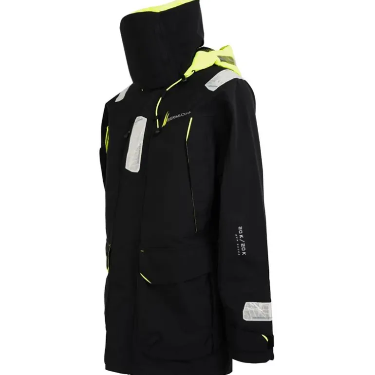 Veste Homme Bermudes Offshore Impermeable - Noir/Gris