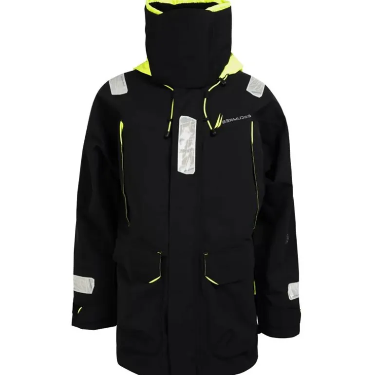 Veste Homme Bermudes Offshore Impermeable - Noir/Gris