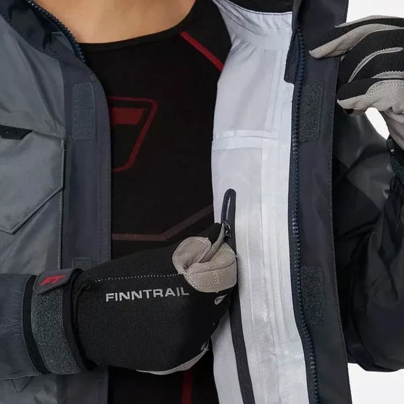 Finntrail Vestes De Pêche^Veste Homme Imperméable Coaster - Gris