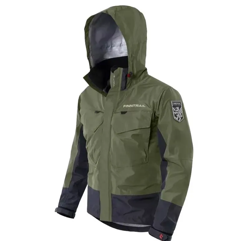 Finntrail Vestes De Pêche^Veste Homme Imperméable Coaster - Khaki