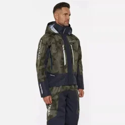 Veste Homme Finntrail Imperméable Greenwood - Camo Shadow Green