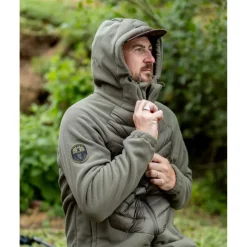 Fox Vestes De Pêche^Veste Homme Explorer Fleece Hooded Jacket - Vert