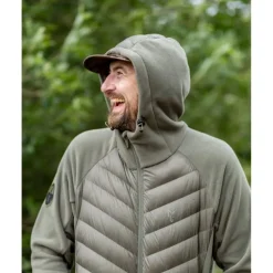 Fox Vestes De Pêche^Veste Homme Explorer Fleece Hooded Jacket - Vert
