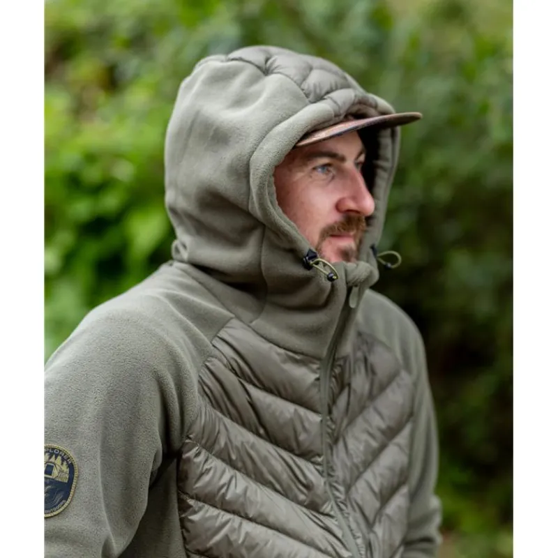 Fox Vestes De Pêche^Veste Homme Explorer Fleece Hooded Jacket - Vert