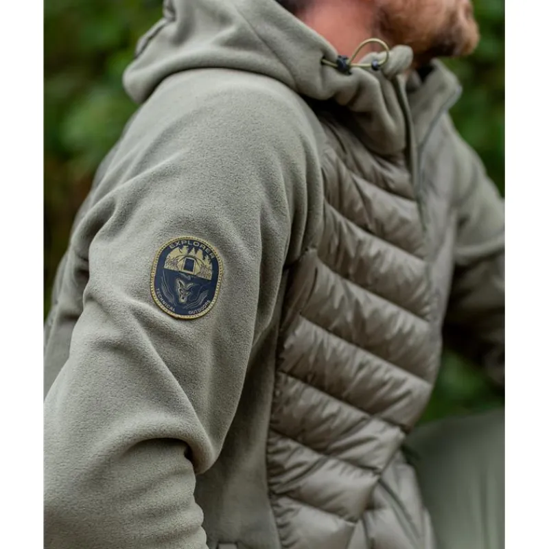 Fox Vestes De Pêche^Veste Homme Explorer Fleece Hooded Jacket - Vert