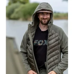 Fox Vestes De Pêche^Veste Homme Explorer Fleece Hooded Jacket - Vert